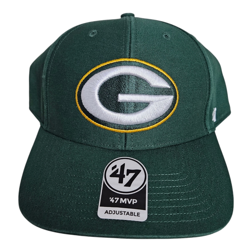 Green Bay Packers Cap Hat NWT NEW Adjustable '47 MVP NFL Football